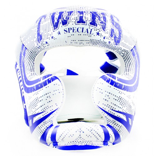 Детский боксерский шлем Twins Special (FHGL-3 TW5 white/blue)